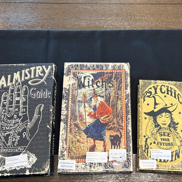 (3) Halloween Faux Book Storage - Picture 2 of 7